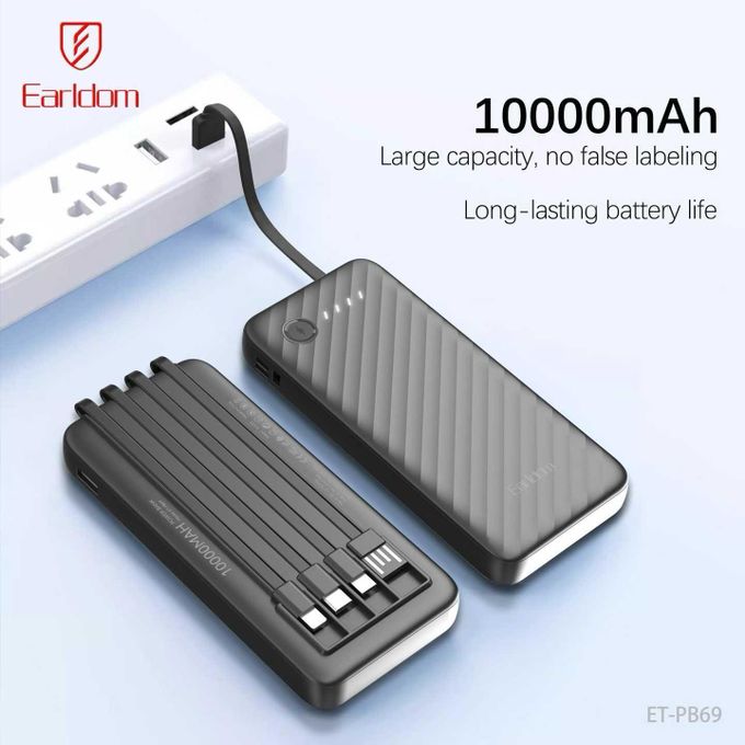 باور بانك Earldom PB69 سعة 10000mAh (4x1)
