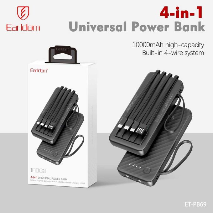 باور بانك Earldom PB69 سعة 10000mAh (4x1)