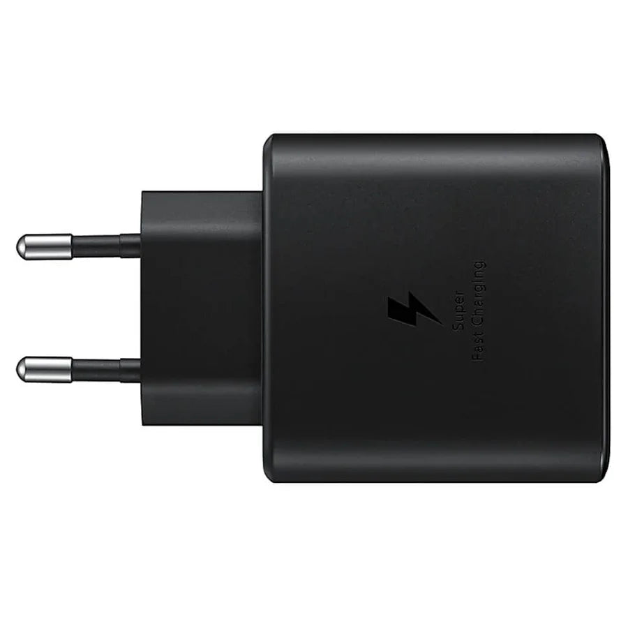 شاحن سامسونج أصلي 45W EP-TA845 مع وصلة Type-C إلى Type-C – Super Fast Charging 2.0